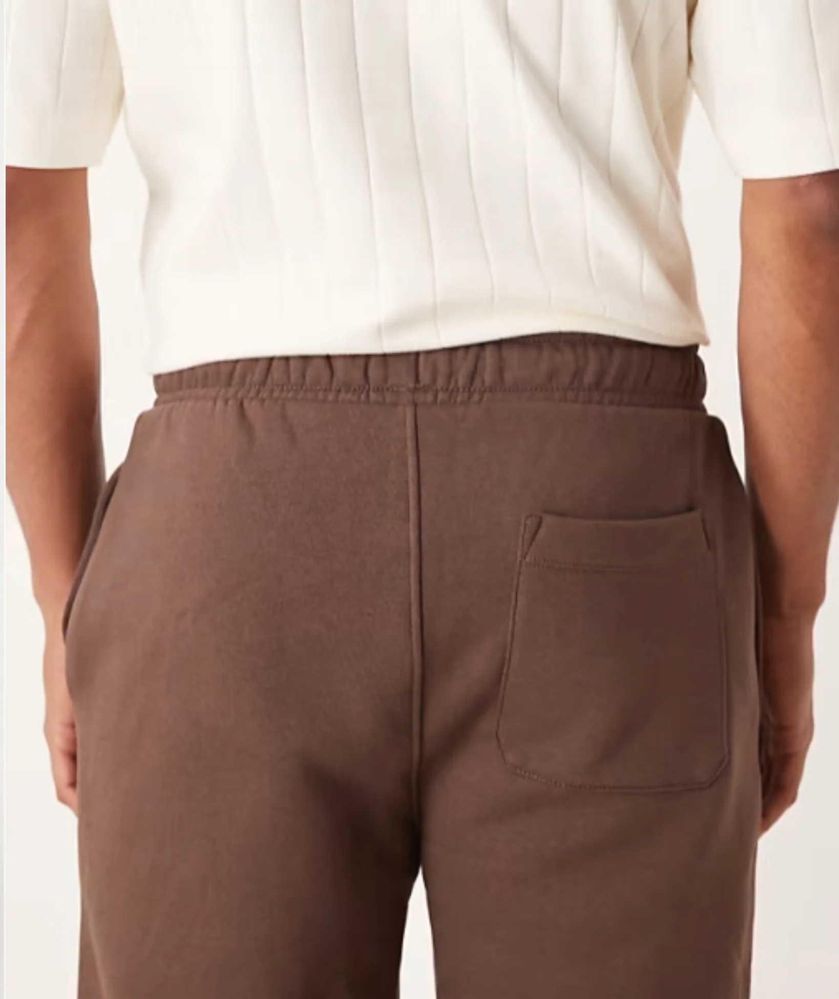 Brown Straight-Leg Sweatpants - Image 4