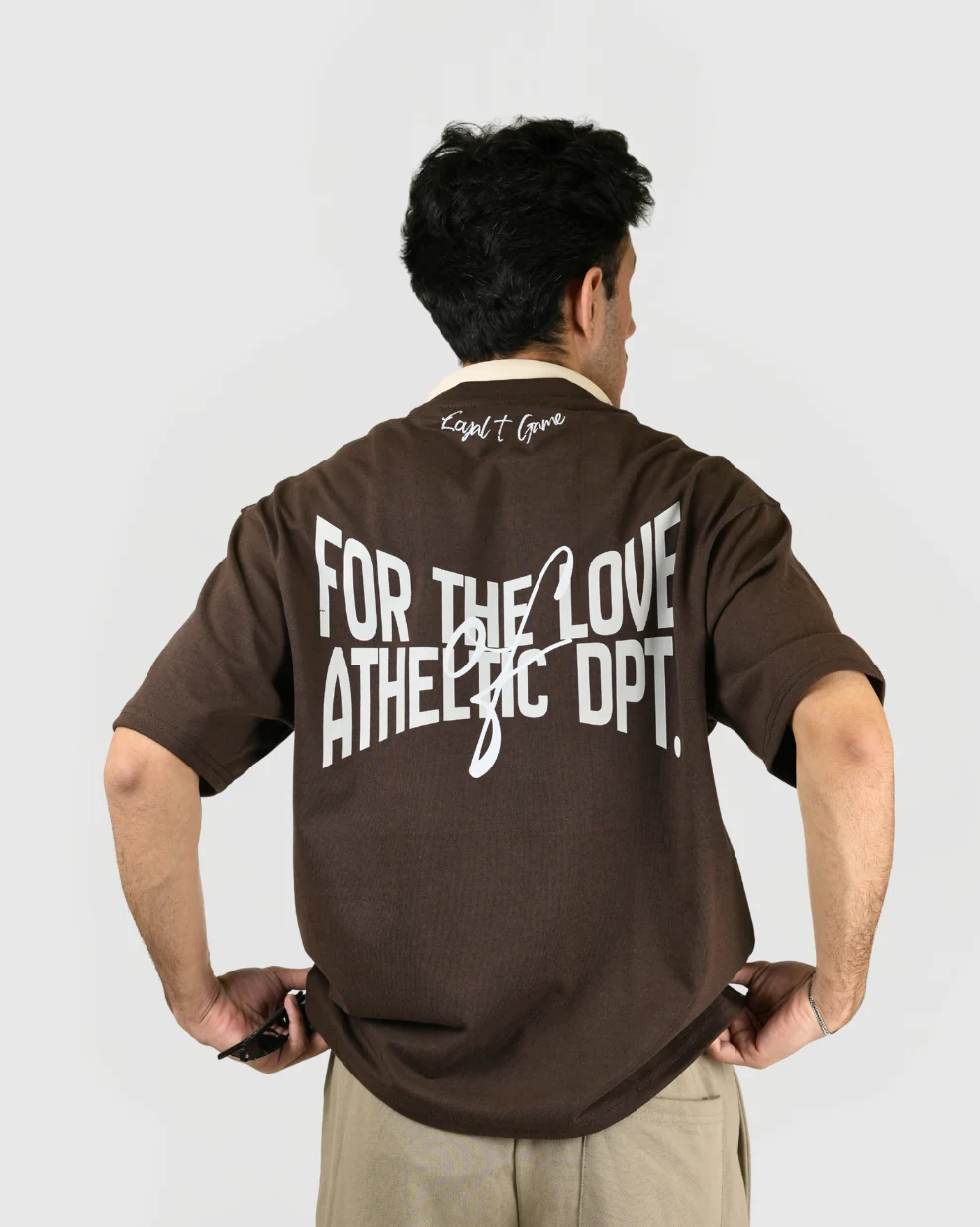 Athletic Dpt (Brown) - Oversized Tee