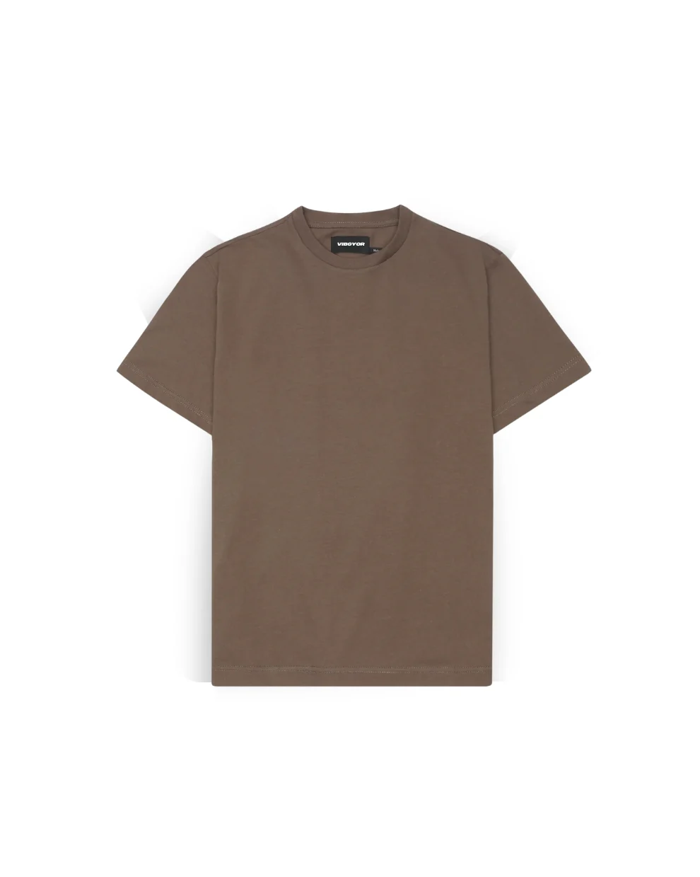 Dark Beige Fitted Tee