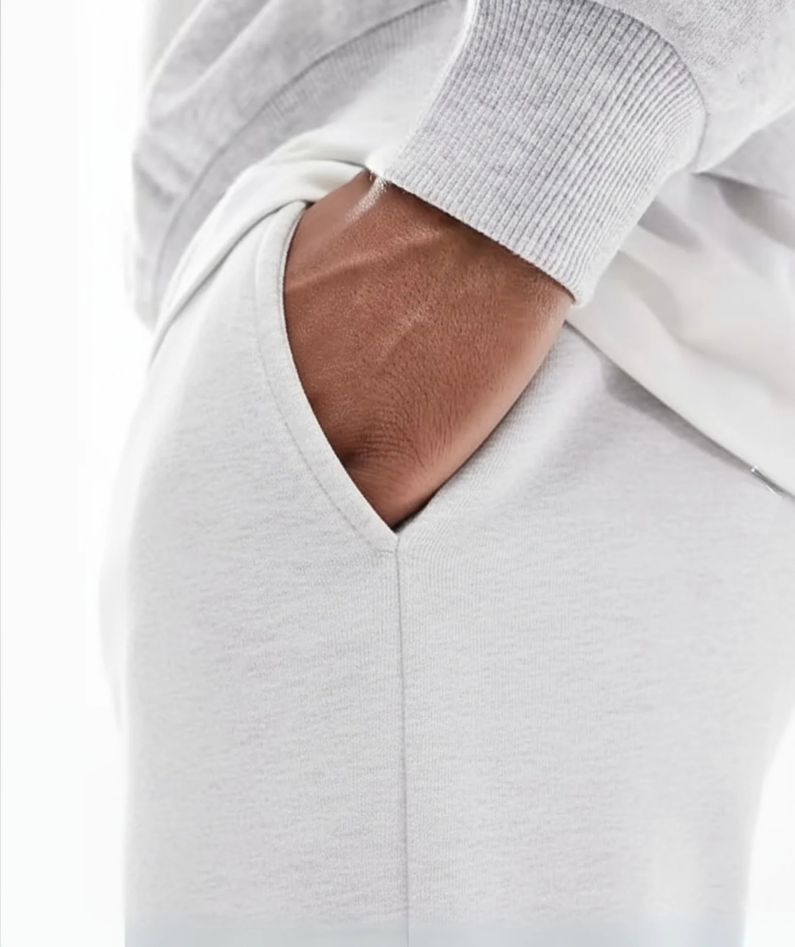 Ice Marl Straight-Leg Sweatpants - Image 3
